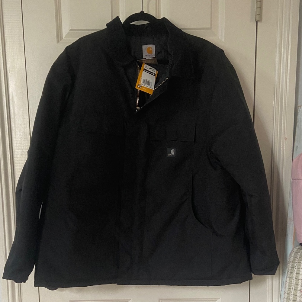NWT Carhartt C55 BLK Yukon Extremes Arctic Coat Jacket Black 2XL Regular
